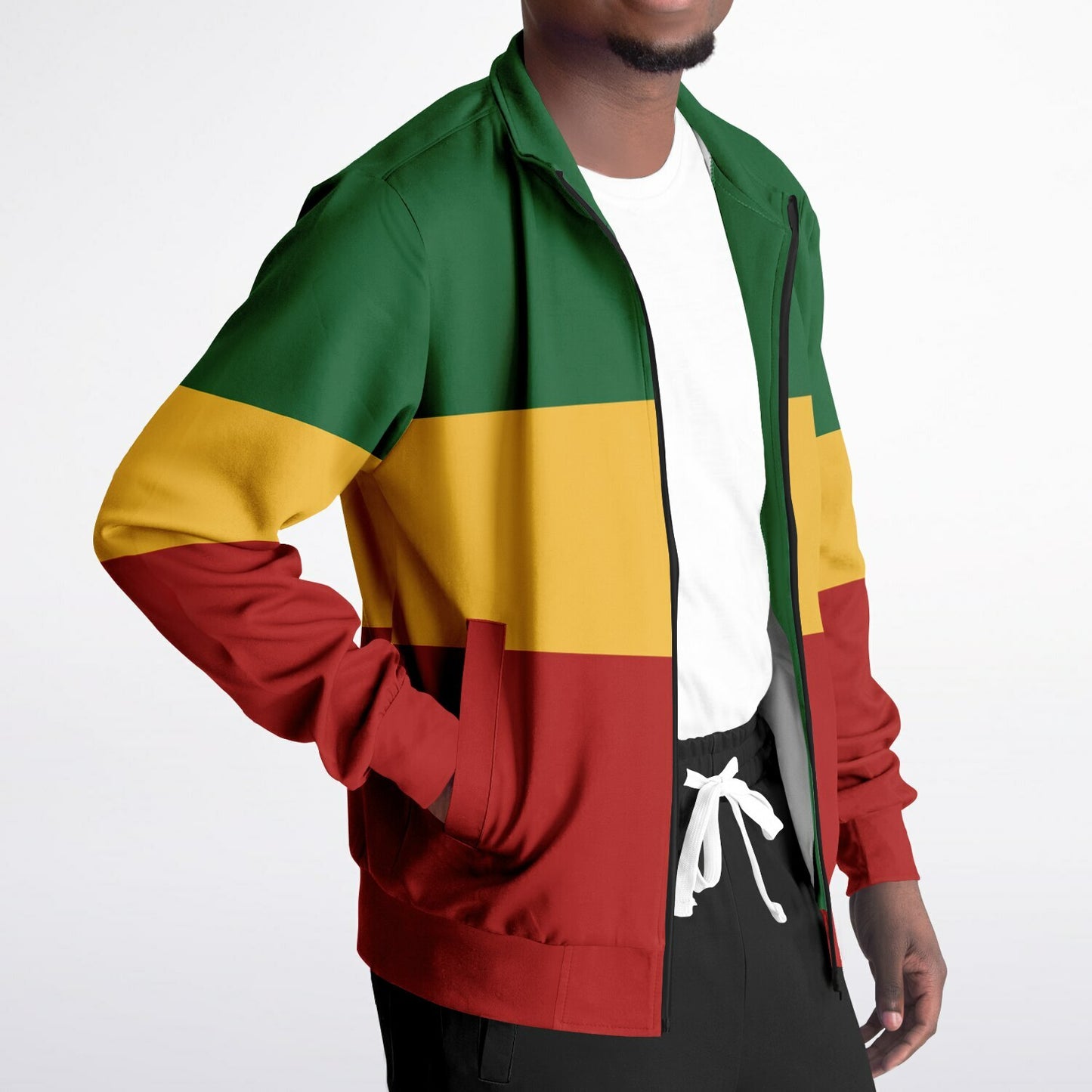 Rasta Track Jacket - Ocho Rios Stripe - Athletic