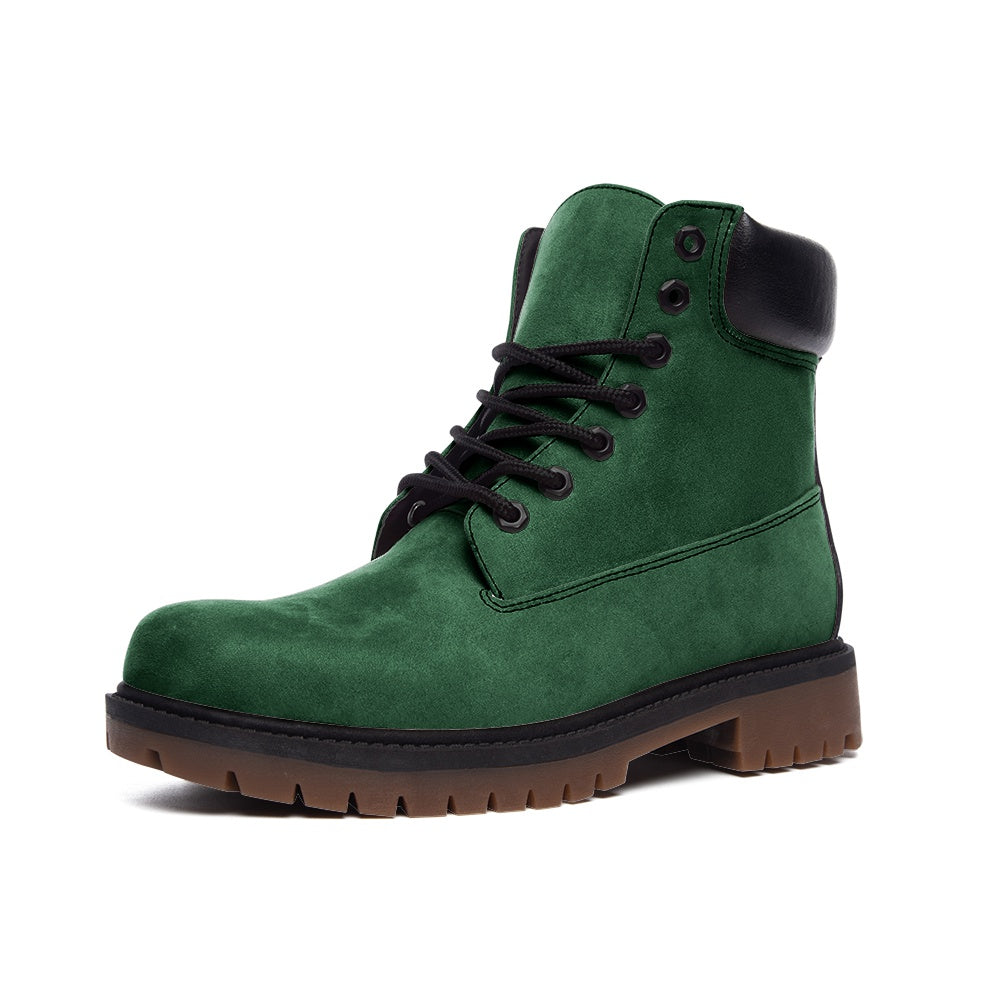 Kingston Kickers Suede Boots - Green Shoes