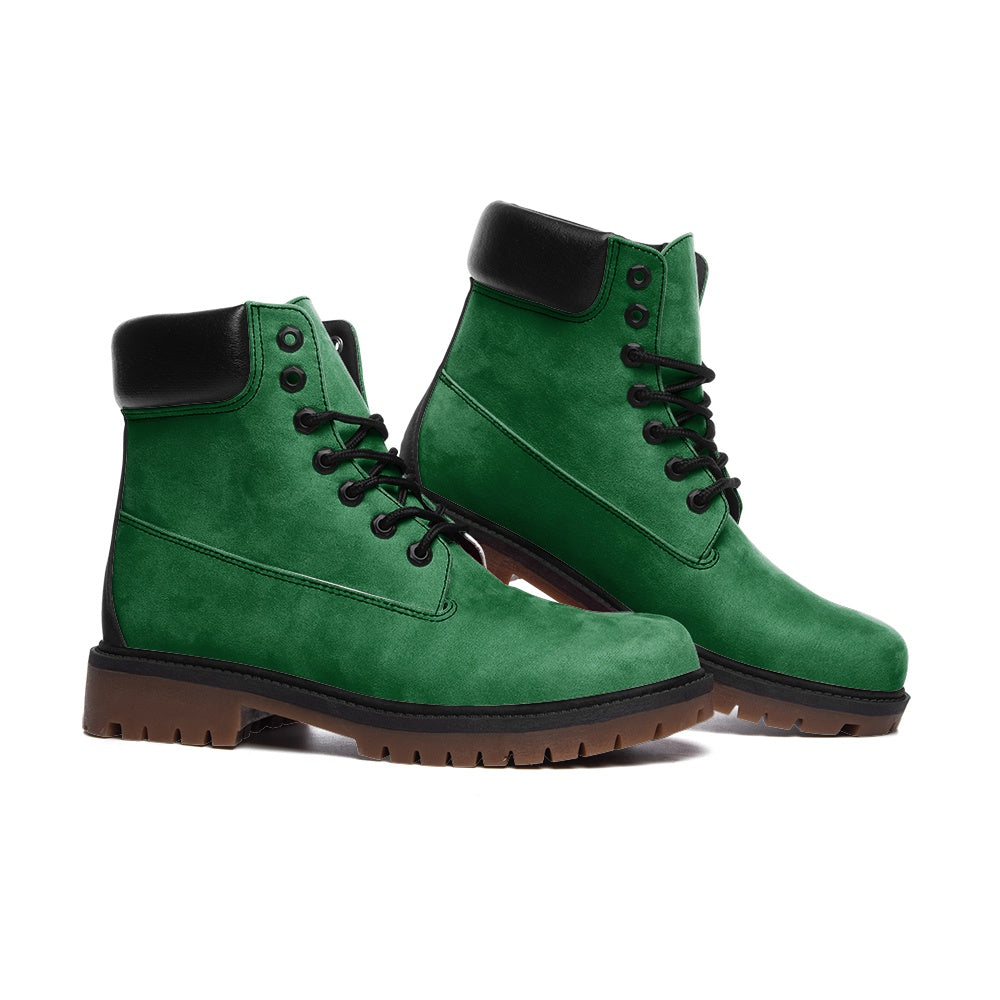 Kingston Kickers Suede Boots - Green Shoes