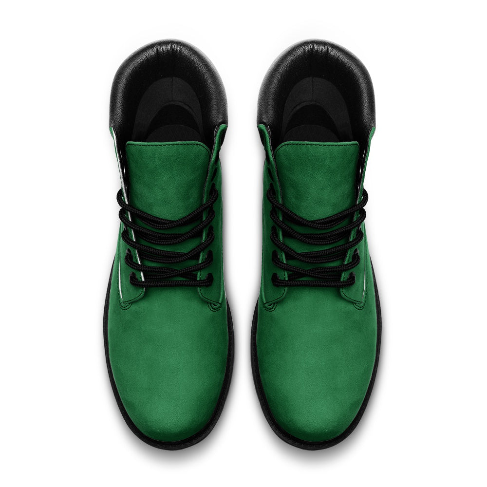 Kingston Kickers Suede Boots - Green Shoes