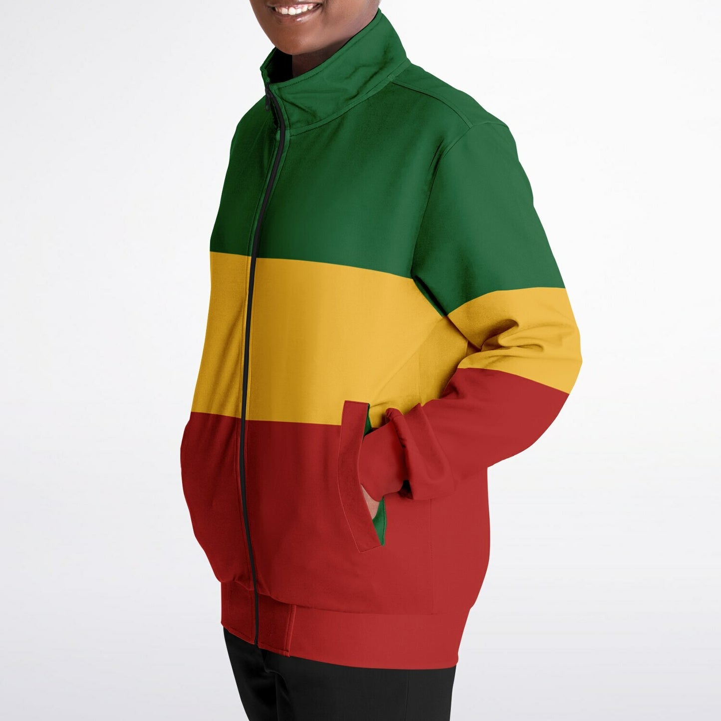 Rasta Track Jacket - Ocho Rios Stripe - Athletic