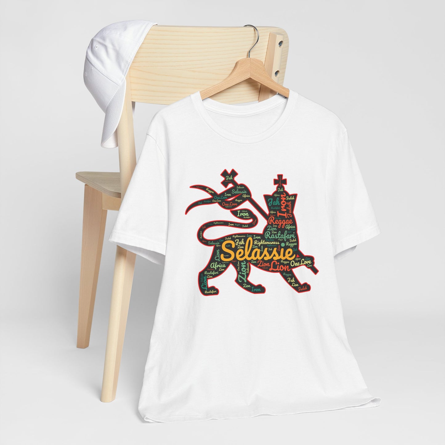 Rasta Lion Of Judah Cotton T-Shirt