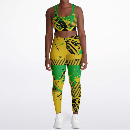 Jamaica Padded Sports Bra & Leggings Set