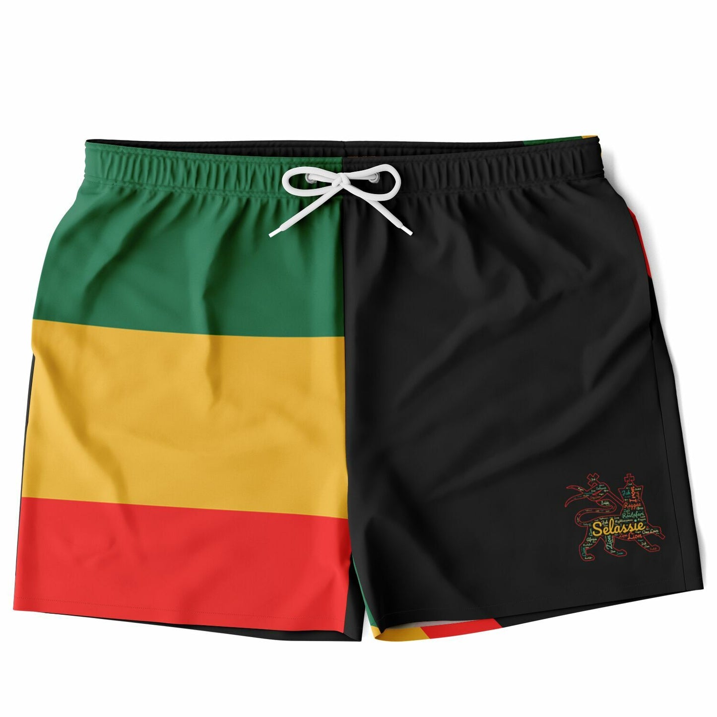 Rasta LOJ Plus-size Swim Trunks