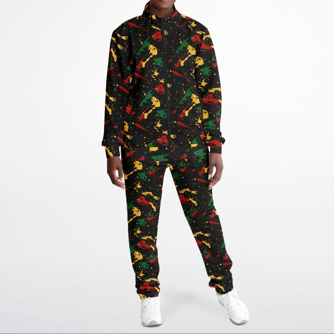 Rasta Tracksuit - Irie Stripe Black - Athletic