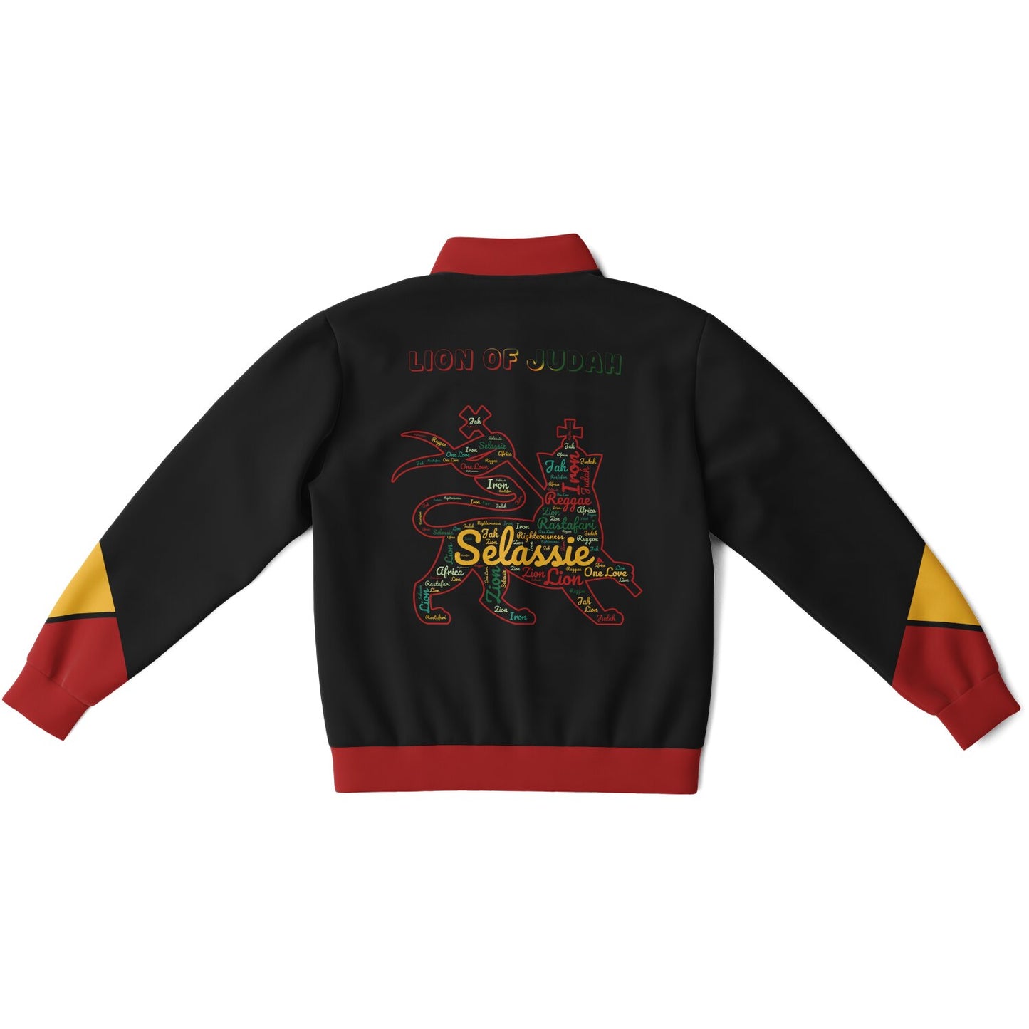 Rasta Track Jacket - Blue Mountain Block Black - Athletic