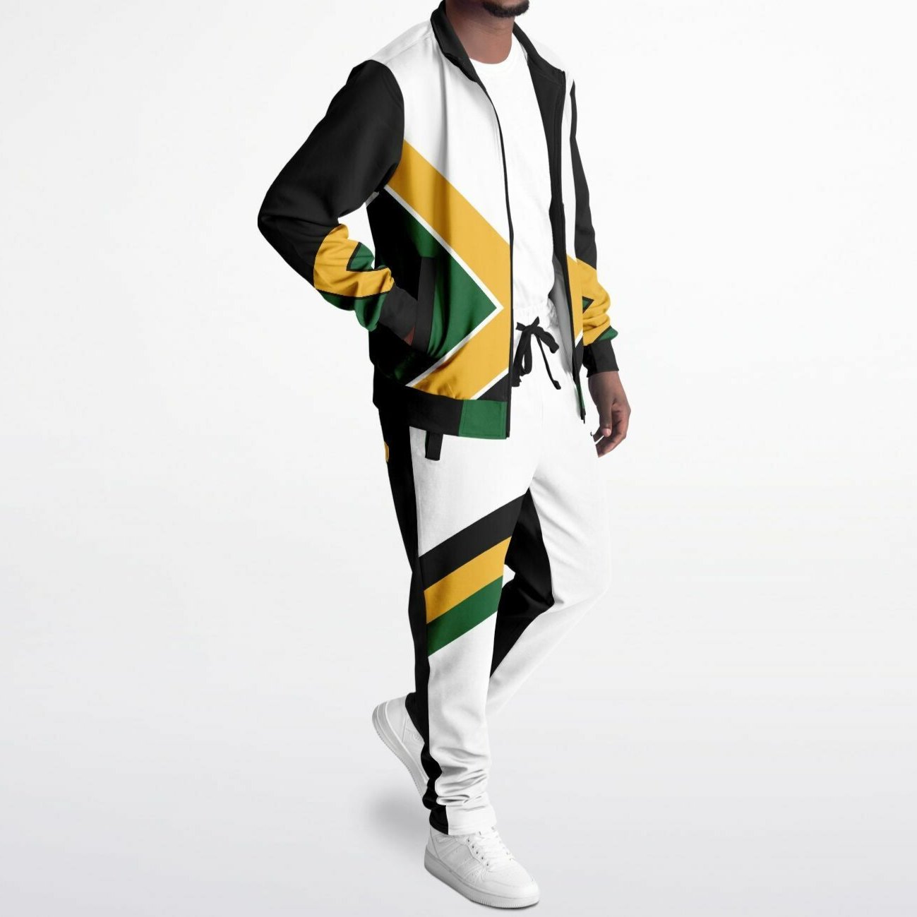 Jamaica Tracksuit - Irie Stripe White - Athletic