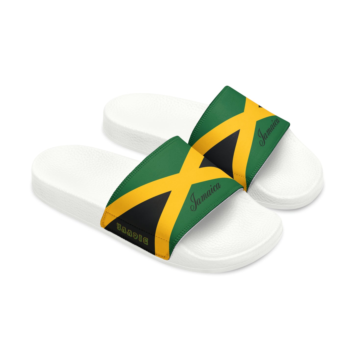 Jamaica Flag Slides with Interchangeable Straps