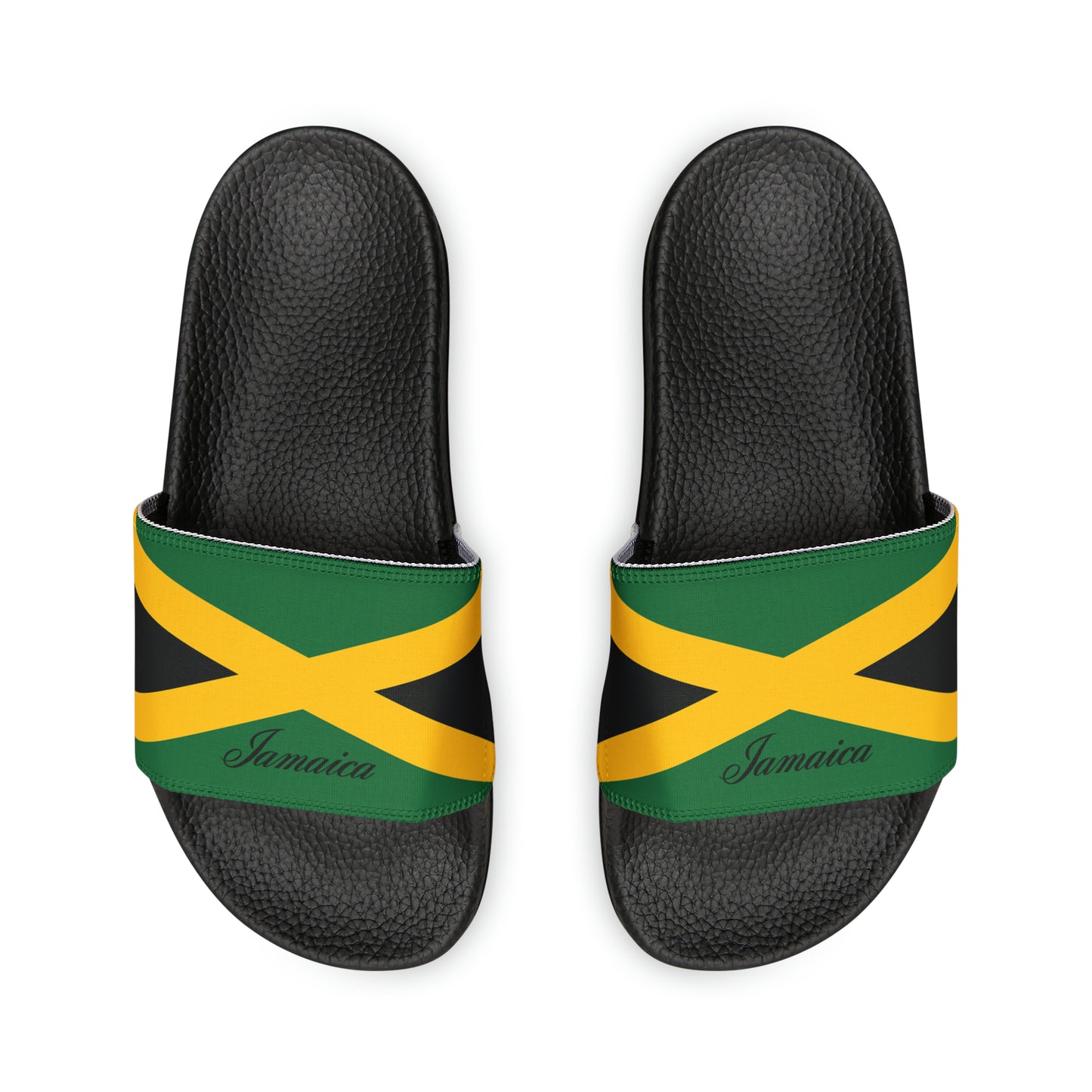 Jamaica Flag Slides with Interchangeable Straps