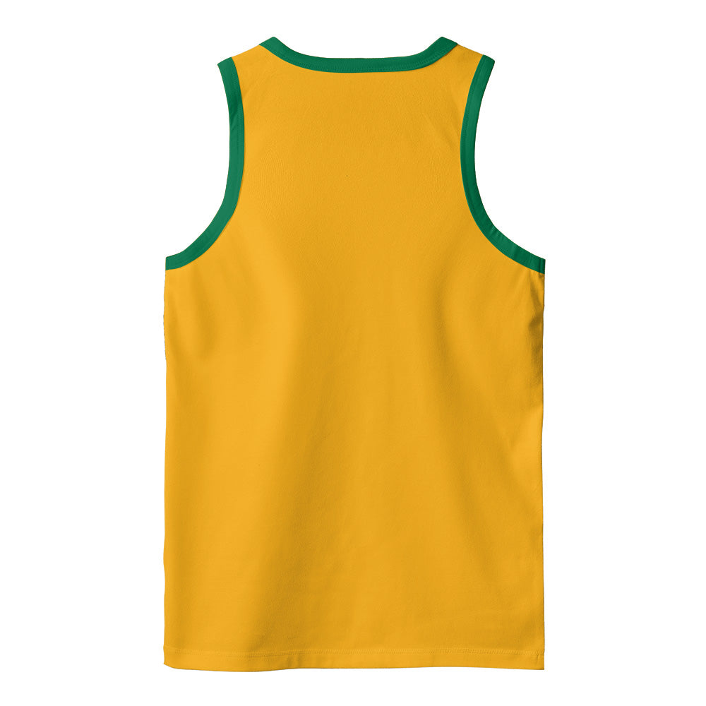Rasta Tank Tops - Lion of Judah Yellow