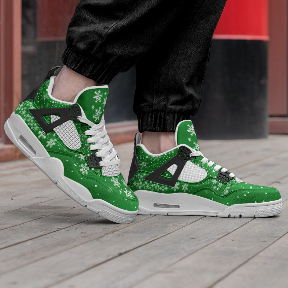 Christmas Shoe Green Shoes in green colorway