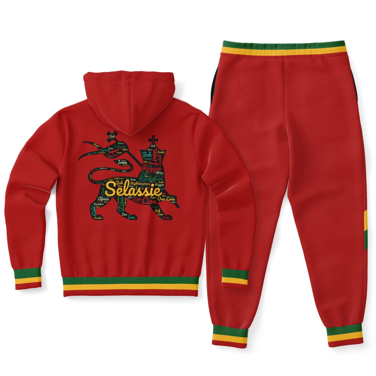Rasta Zip Hoodie & Jogger Set - Montego Wave - Casual