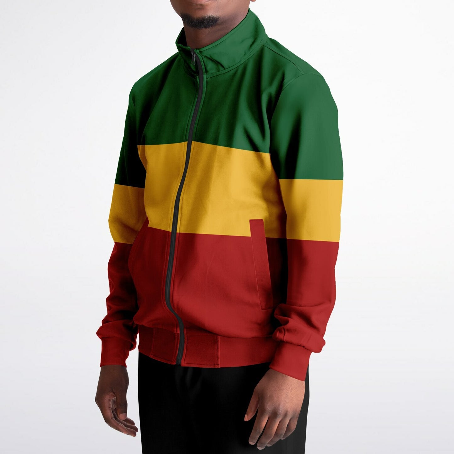 Rasta Track Jacket - Ocho Rios Stripe - Athletic