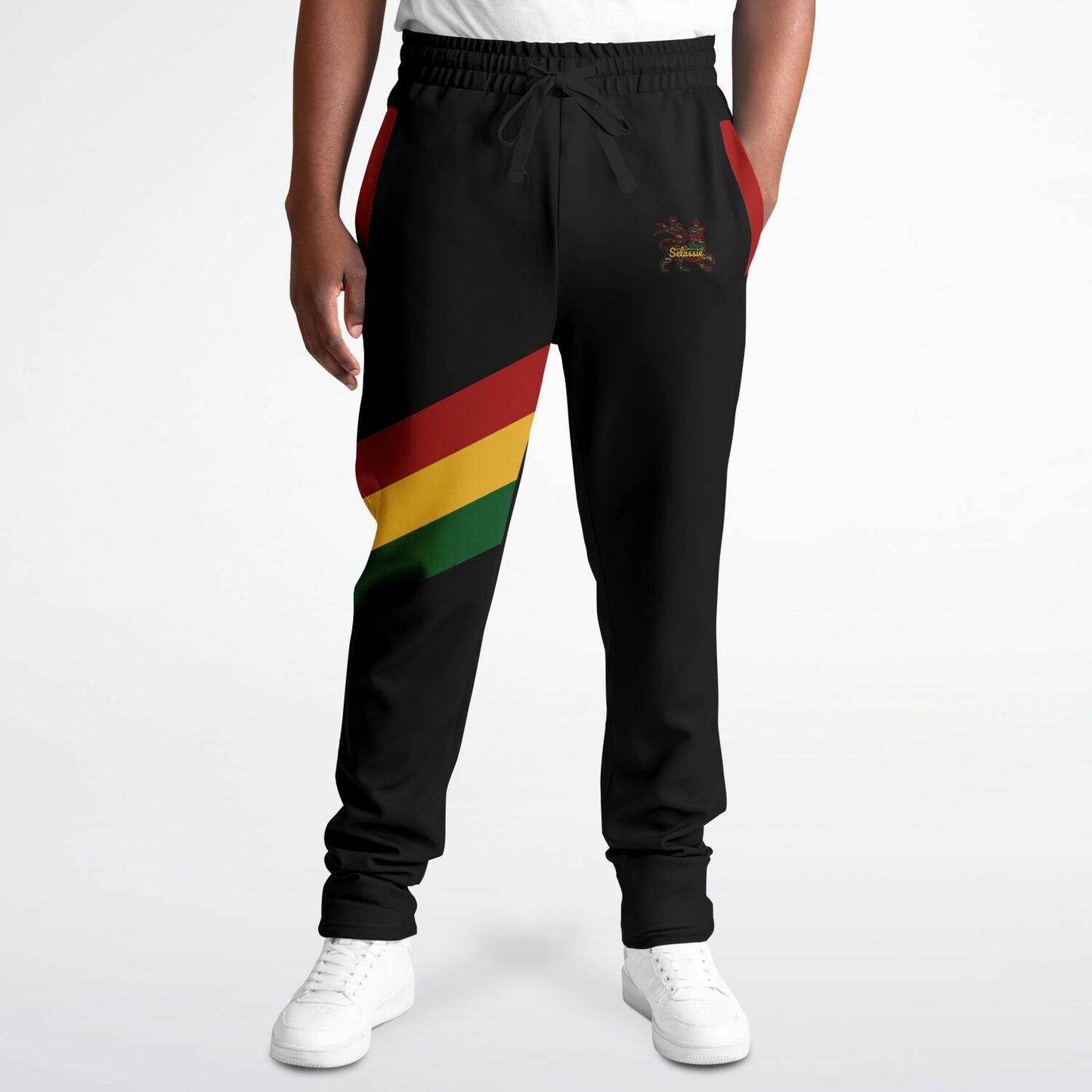 Rasta Track Pants - Ocho Rios Stripe Black - Athletic