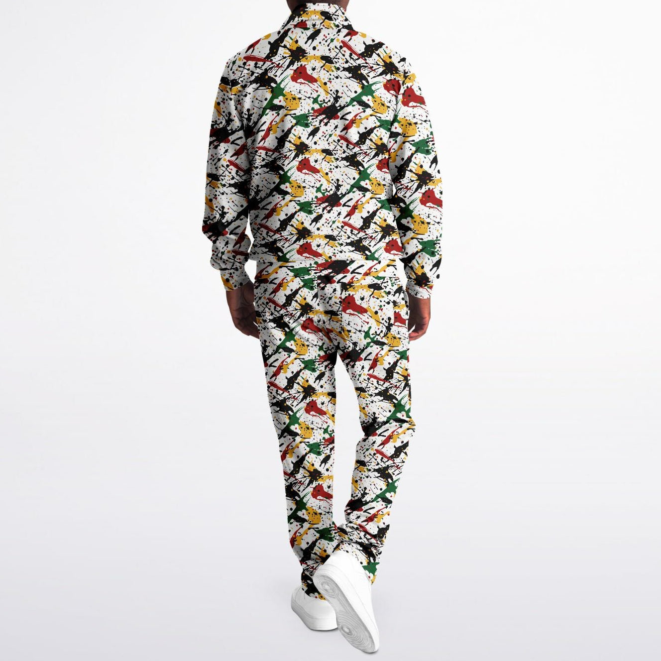 Rasta Tracksuit - Irie Stripe White - Athletic