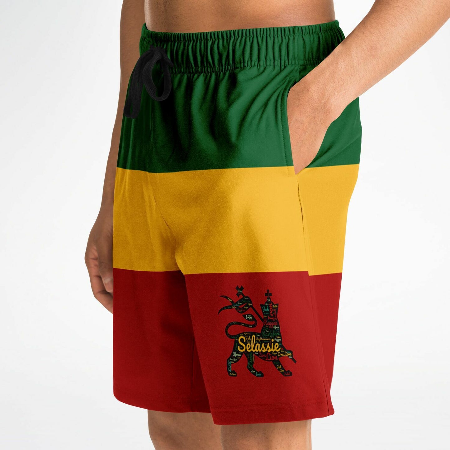 Rasta Athletic Shorts