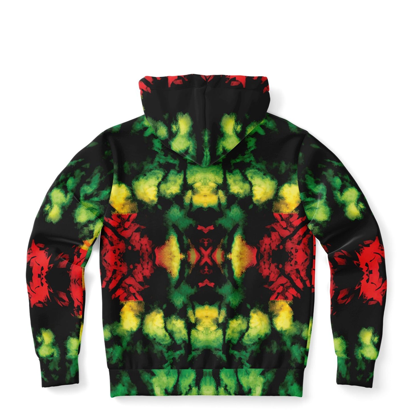 Rasta Athletic Zip Up Hoodie