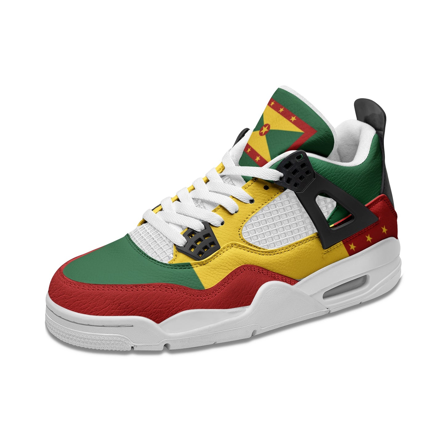 Grenada Mid Top Sneakers flag colors