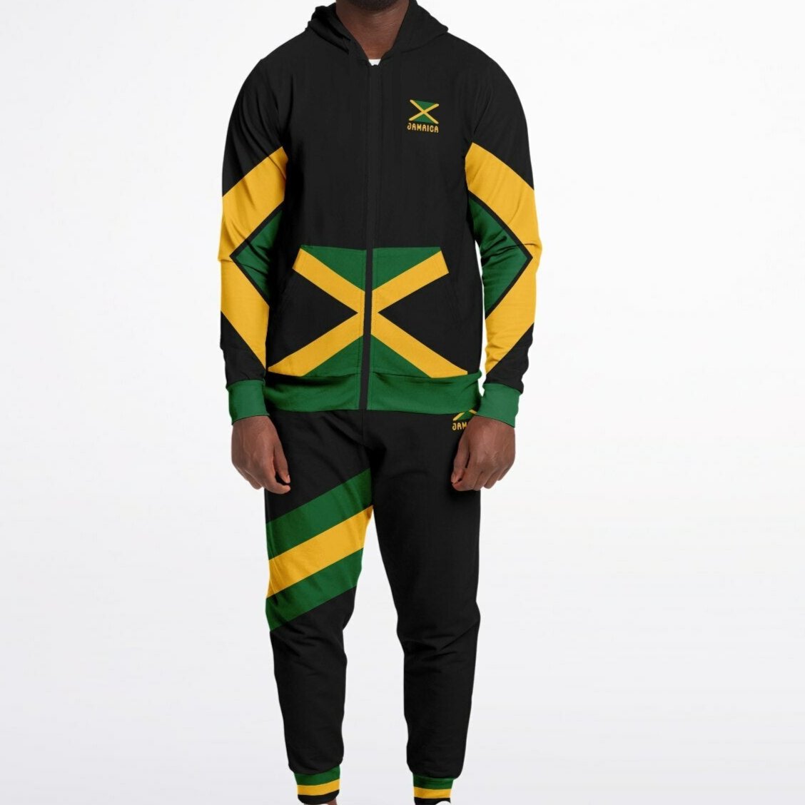 Jamaica Zip Hoodie & Jogger Set - Livity Black - Casual