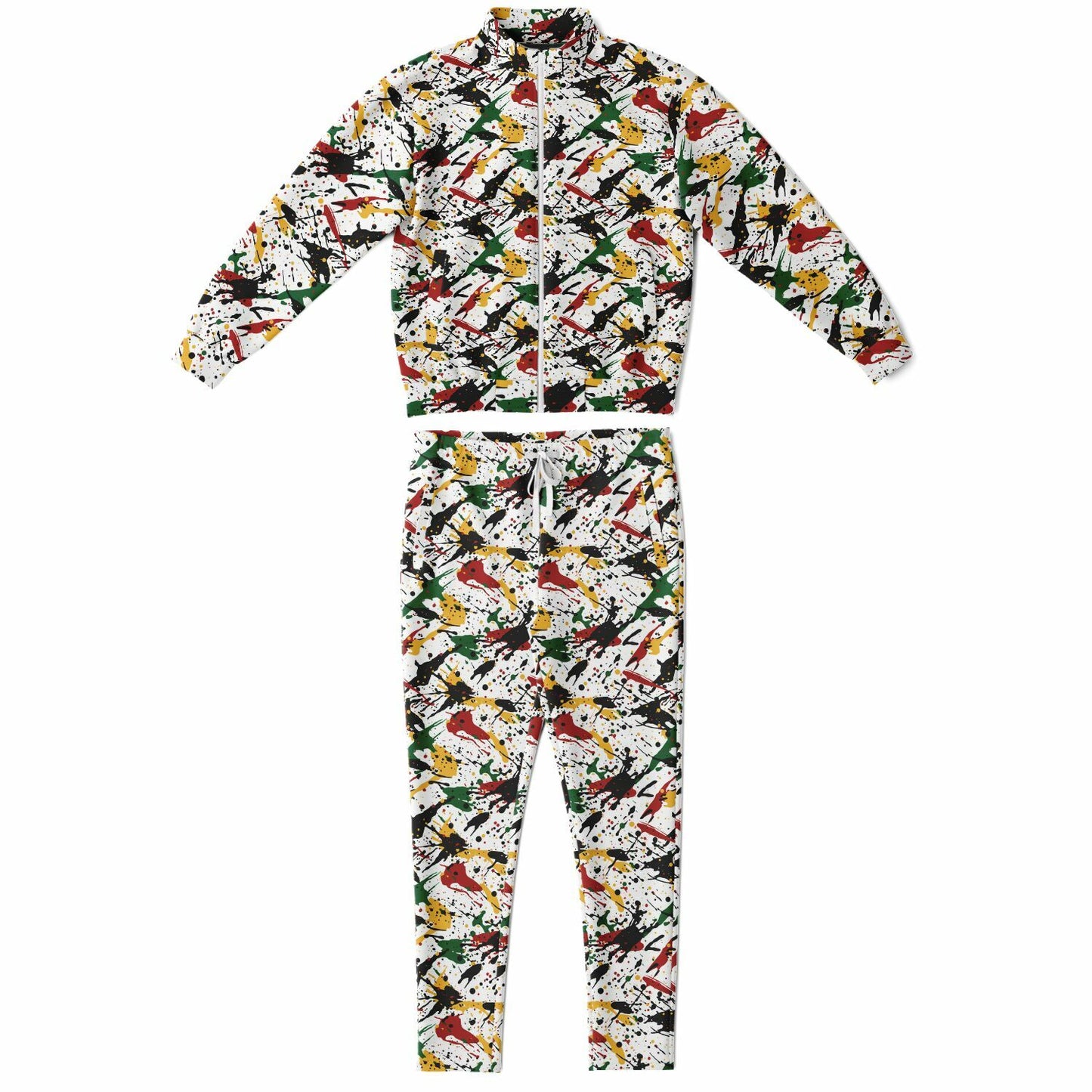Rasta Tracksuit - Irie Stripe White - Athletic