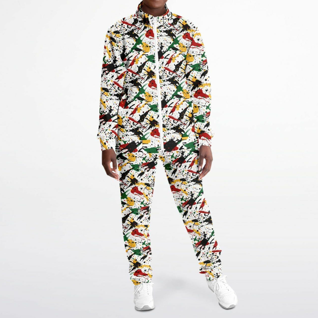 Rasta Tracksuit - Irie Stripe White - Athletic