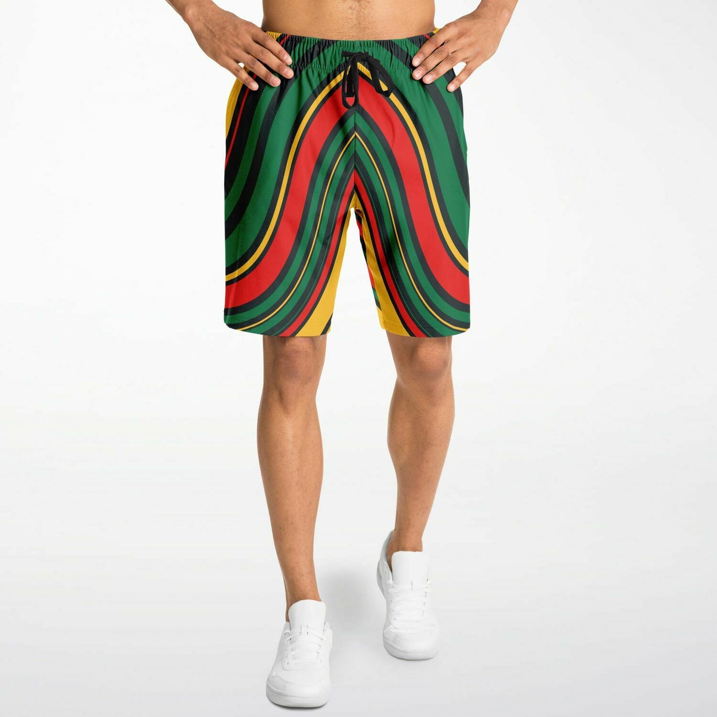 Rasta Stripes Casual Shorts