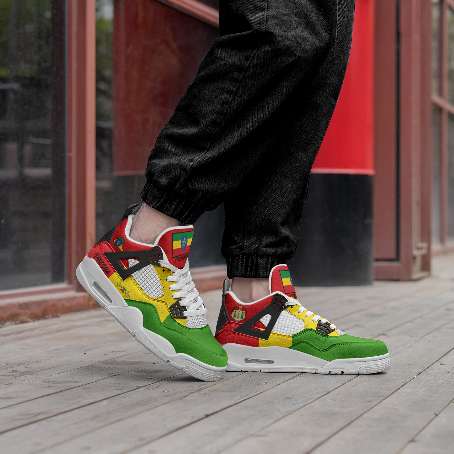 Ethiopia Flag Shoes
