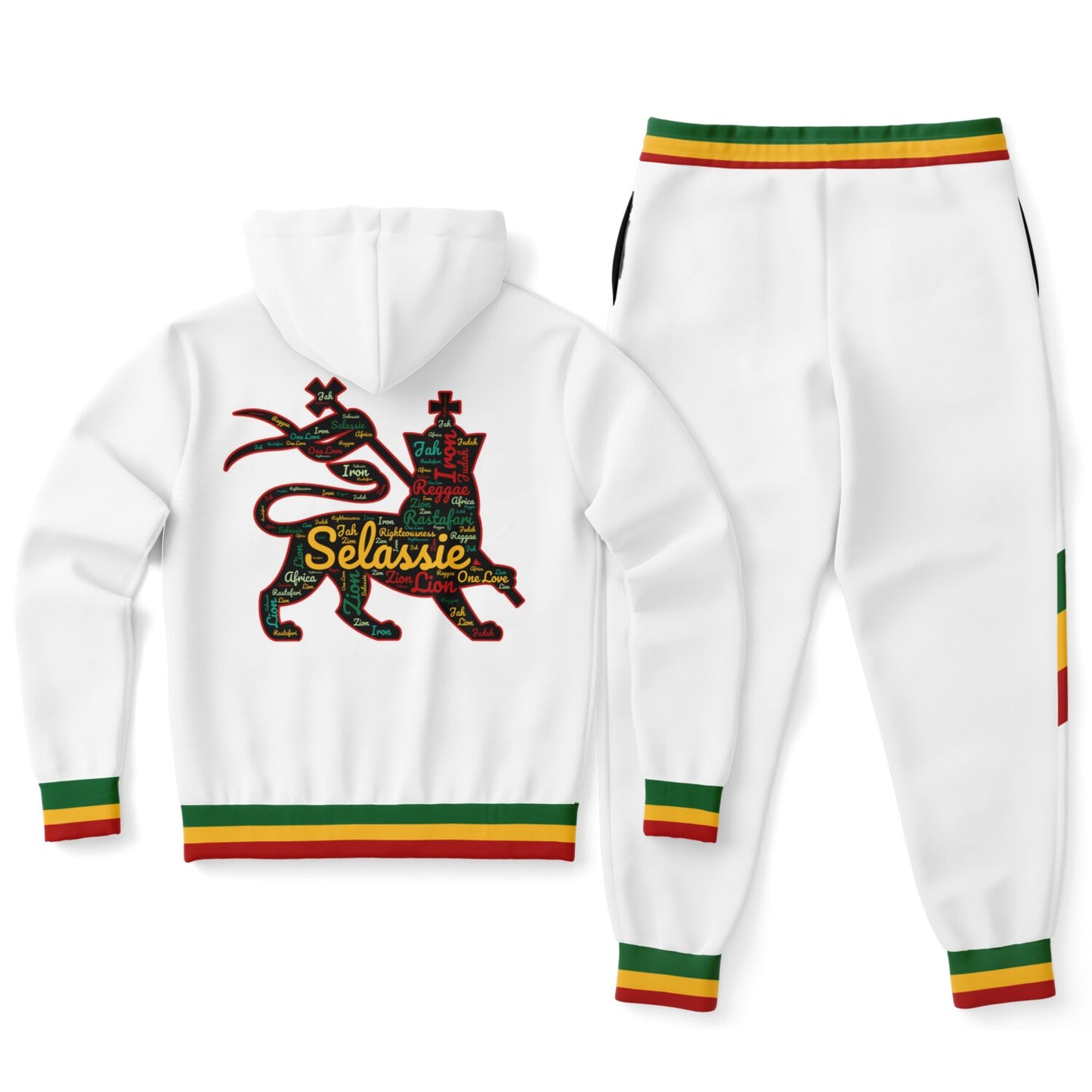 Rasta Zip Hoodie & Jogger Set - Negril Flow - Casual