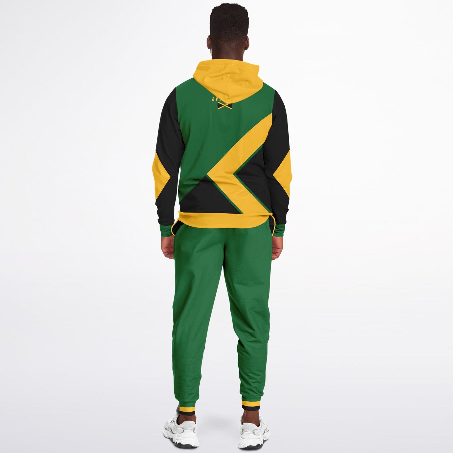 Jamaica Zip Hoodie & Jogger Set - Livity Yellow Green - Casual