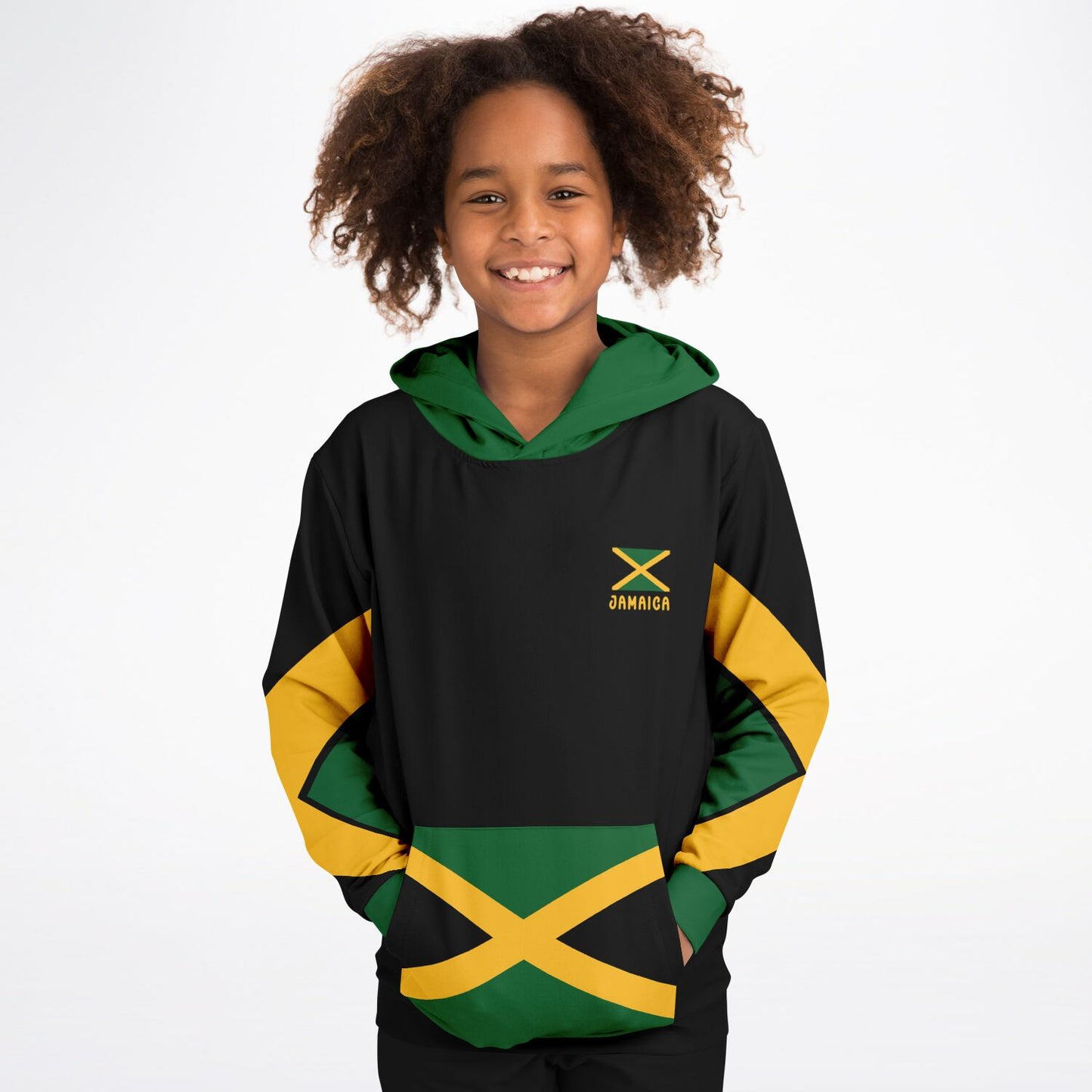 Jamaica Kids Hoodie - AOP