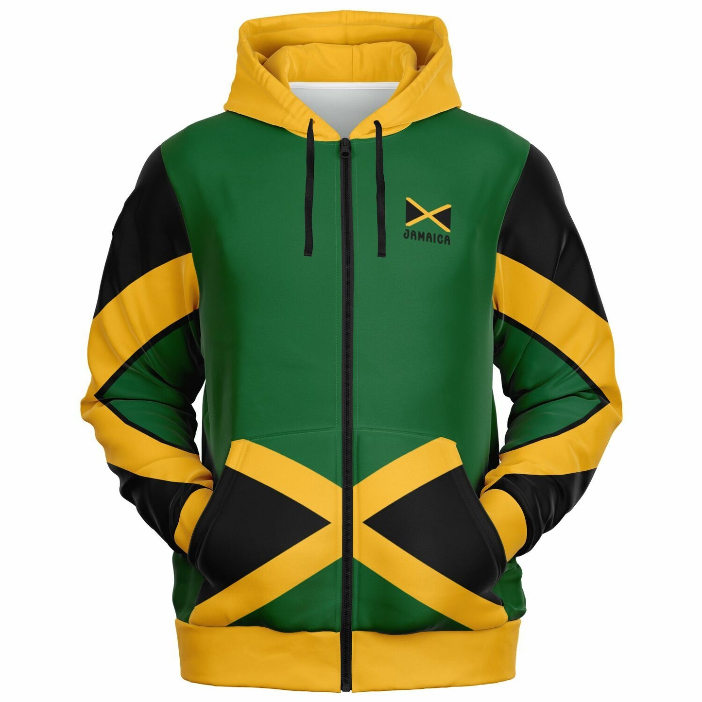 Jamaica Athletic Zip Up Hoodie