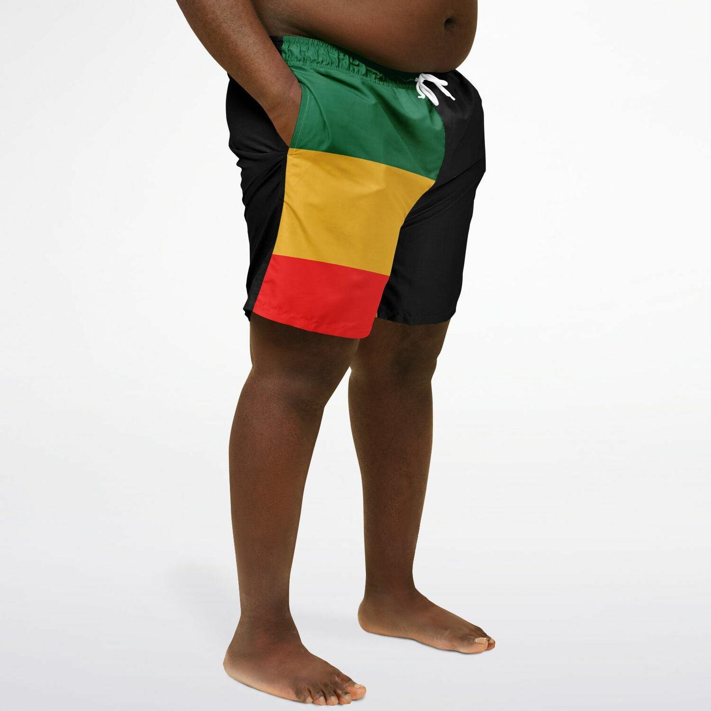 Rasta LOJ Plus-size Swim Trunks