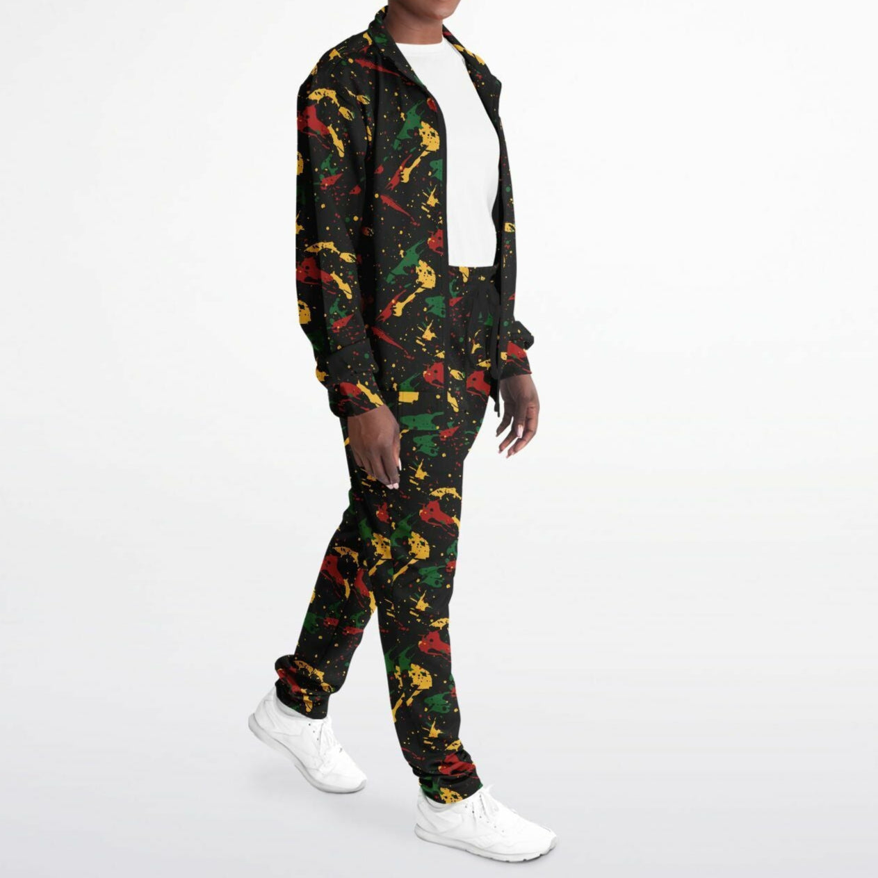 Rasta Tracksuit - Irie Stripe Black - Athletic