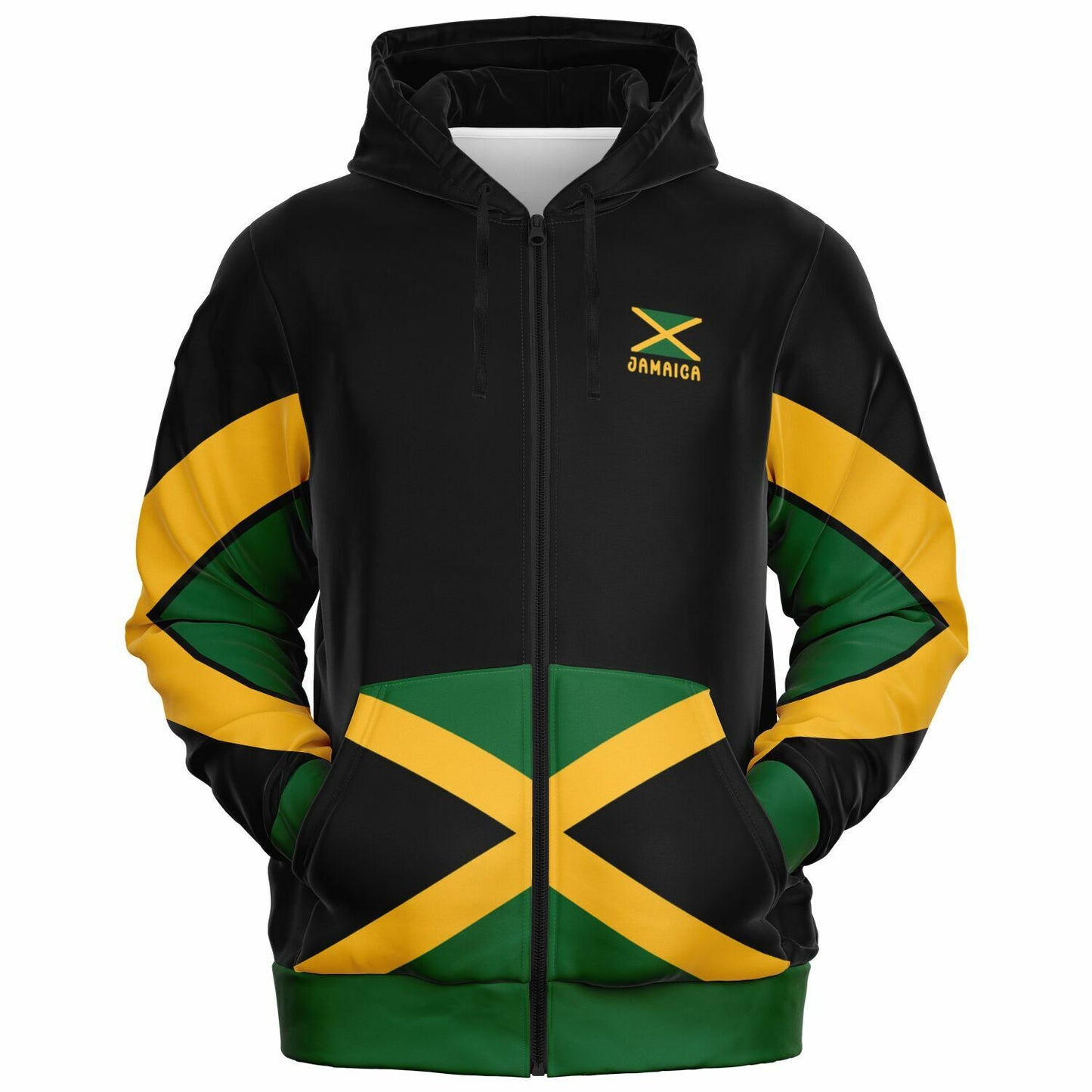 Jamaica Athletic Zip Up Hoodie