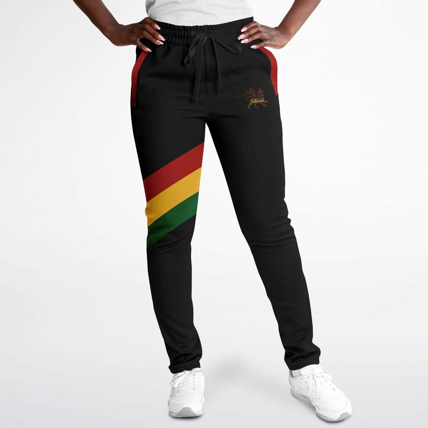 Rasta Track Pants - Ocho Rios Stripe Black - Athletic