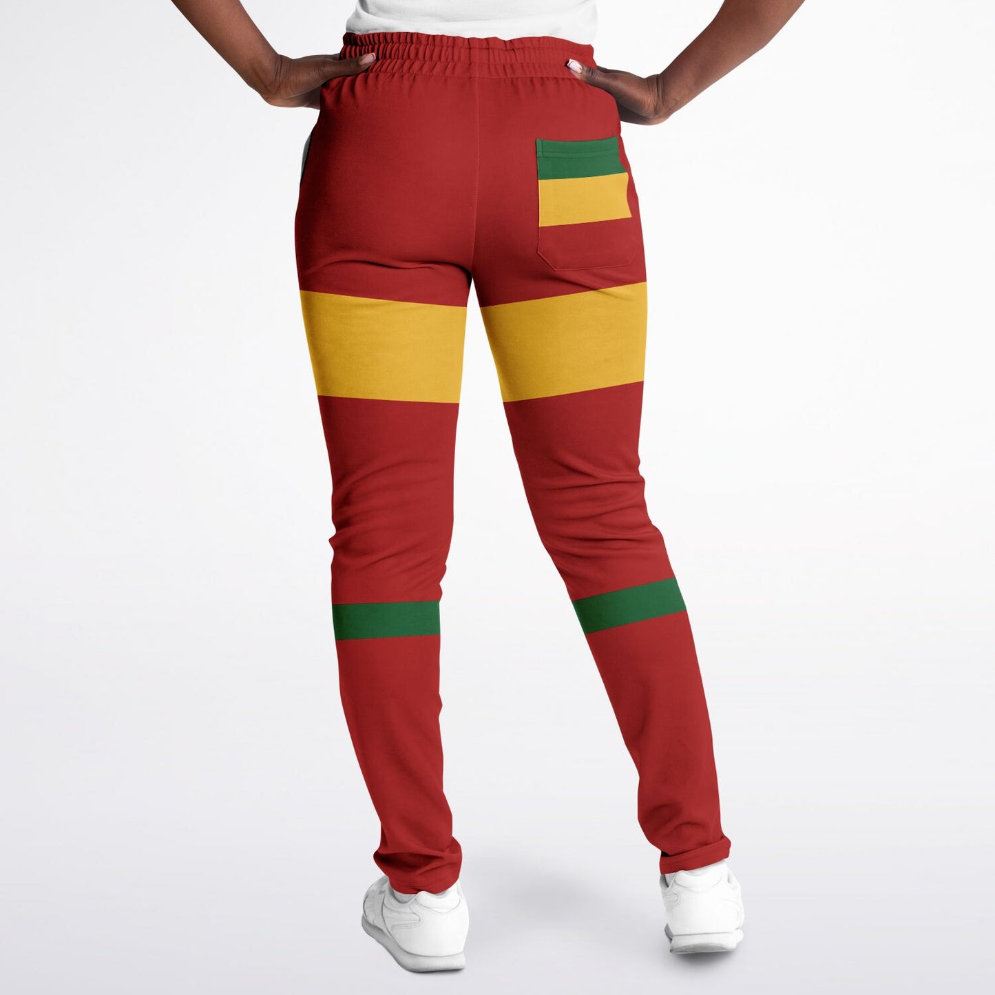 Rasta Track Pants - Blue Mountain Block - Athletic