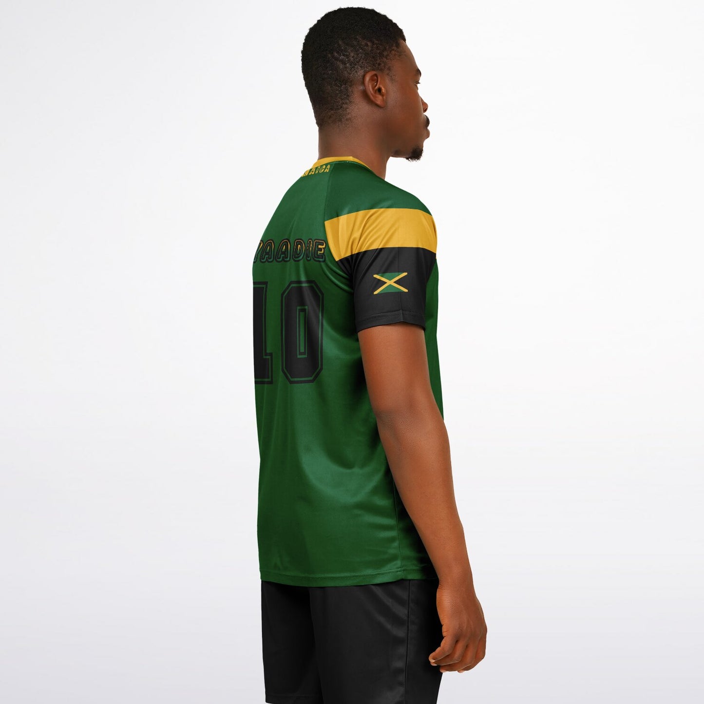 Jamaica Soccer Jersey - Green - Plain Back