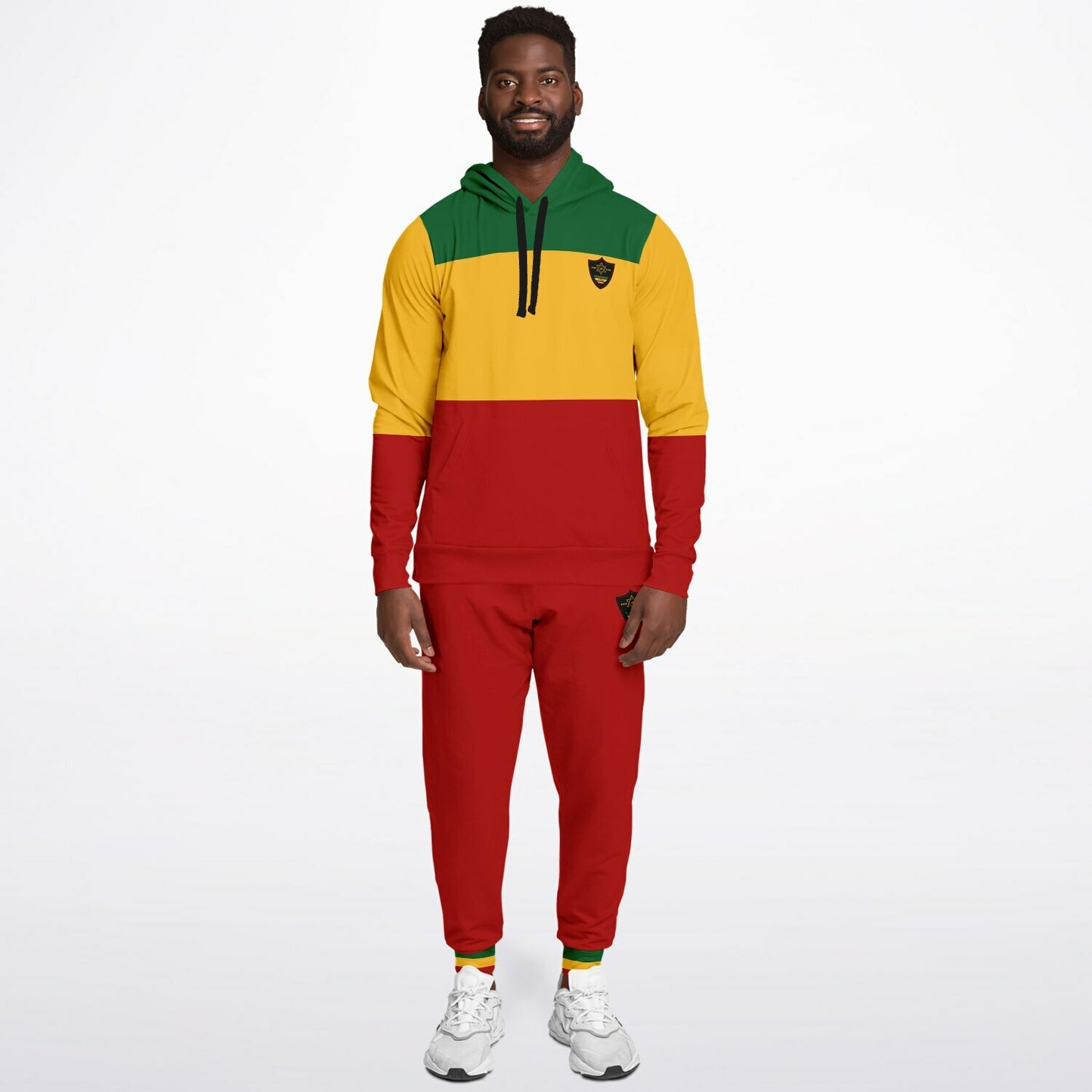 Rasta Lion of Judah Pullover Hoodie & Jogger Set - Zion Flow - Casual