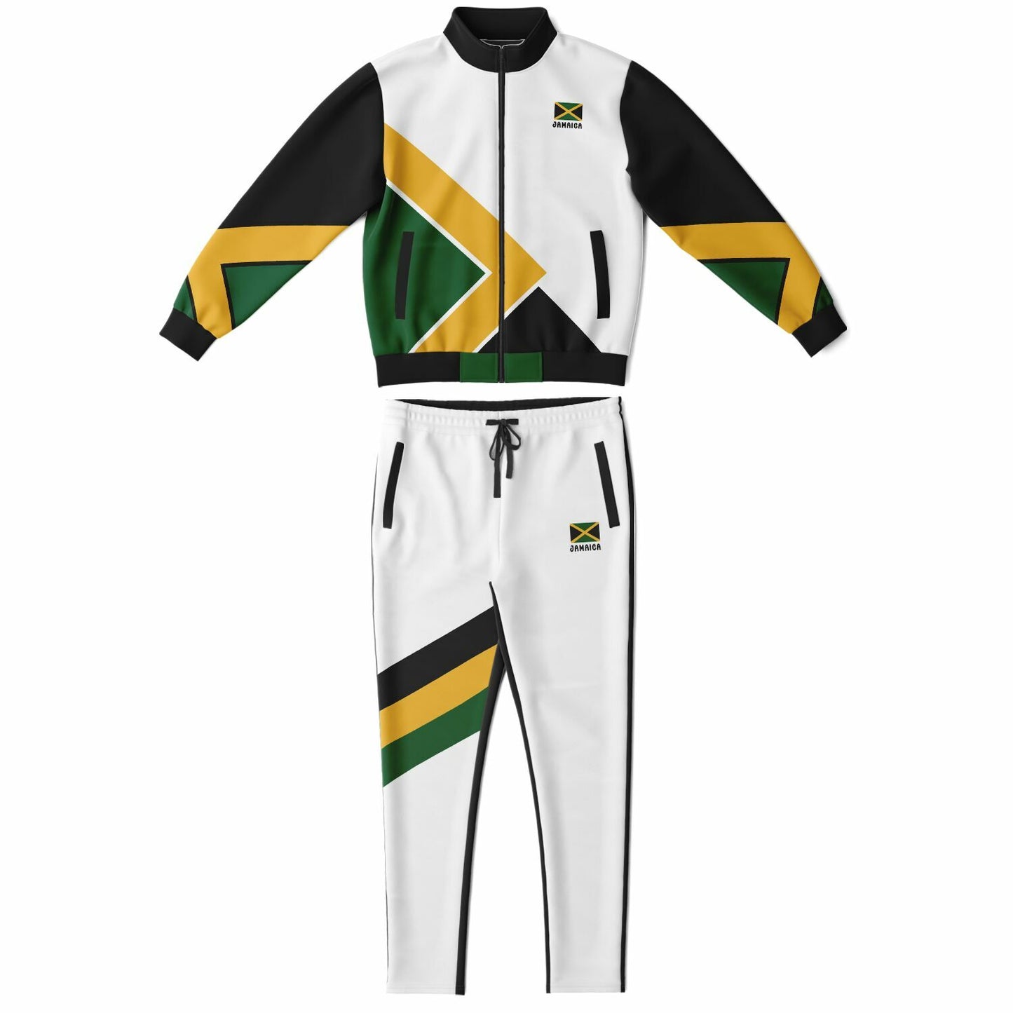 Jamaica Tracksuit - Irie Stripe White - Athletic