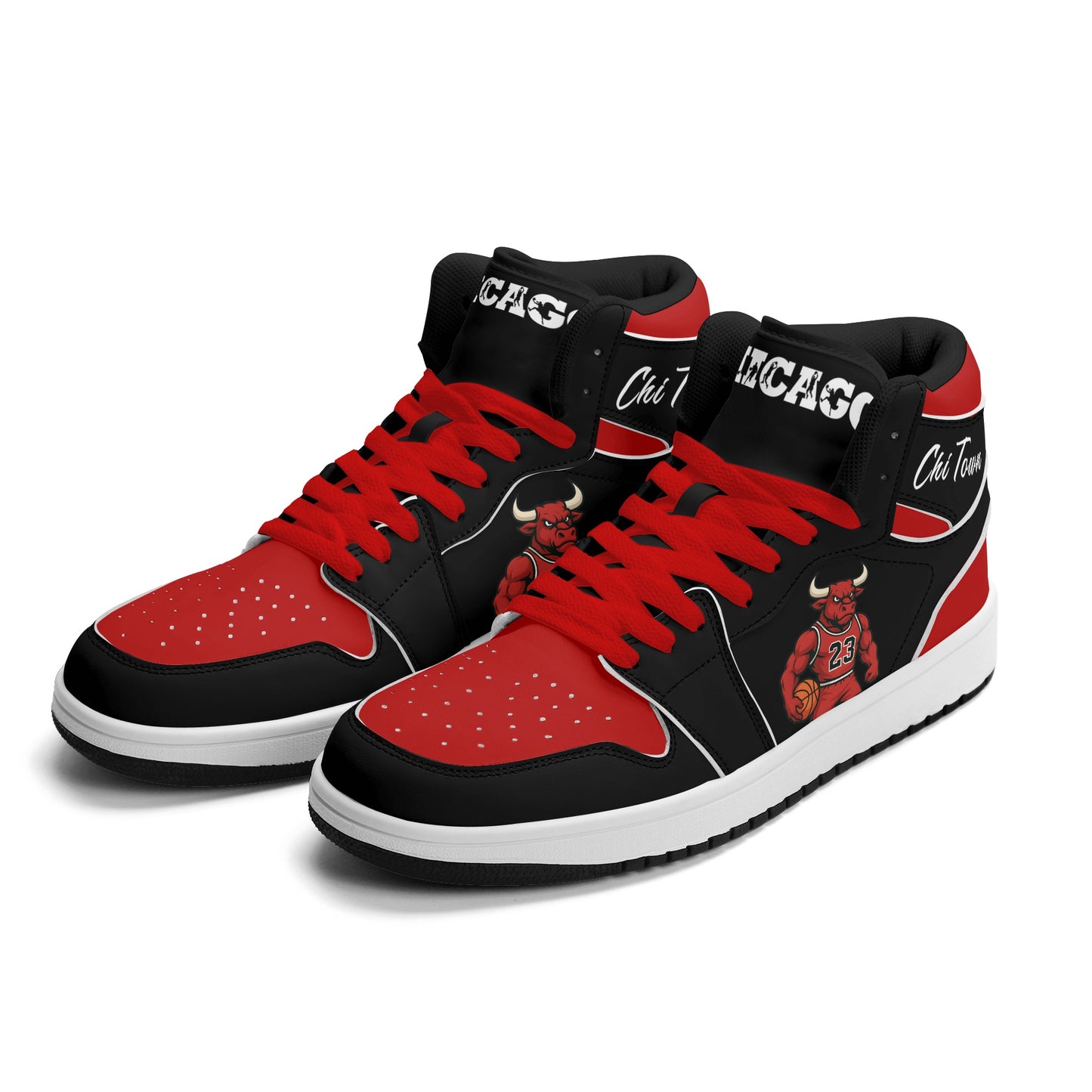 Chicago Basketball Black Shoes in black colorway