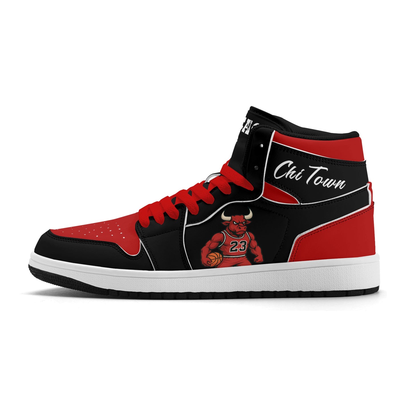 Chicago Basketball Black Shoes in black colorway