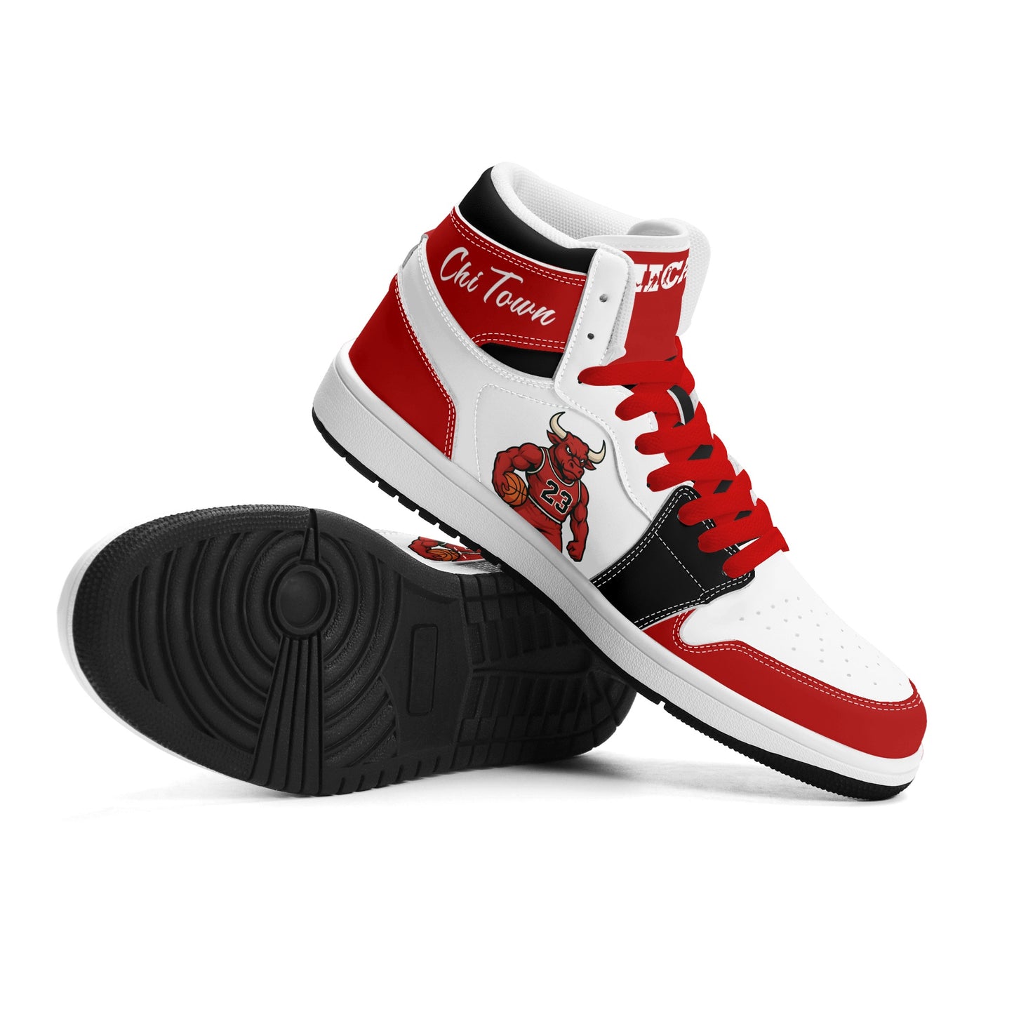 Chicago Basketball White Shoes in white colorway