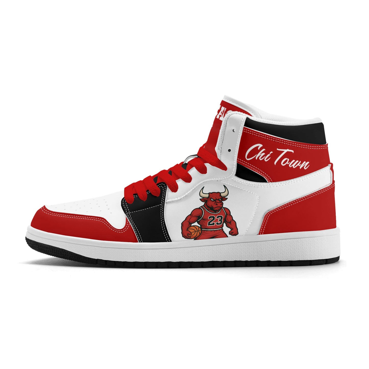 Chicago Basketball White Shoes in white colorway