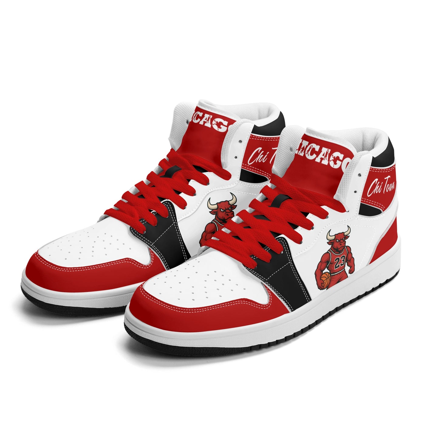 Chicago Basketball White Shoes in white colorway