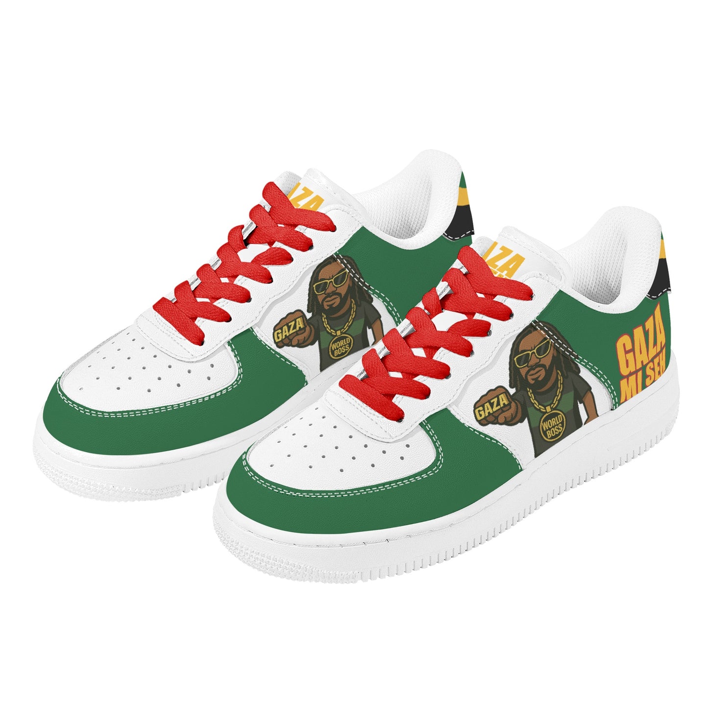 Gaza Mi Seh White Shoes in white colorway