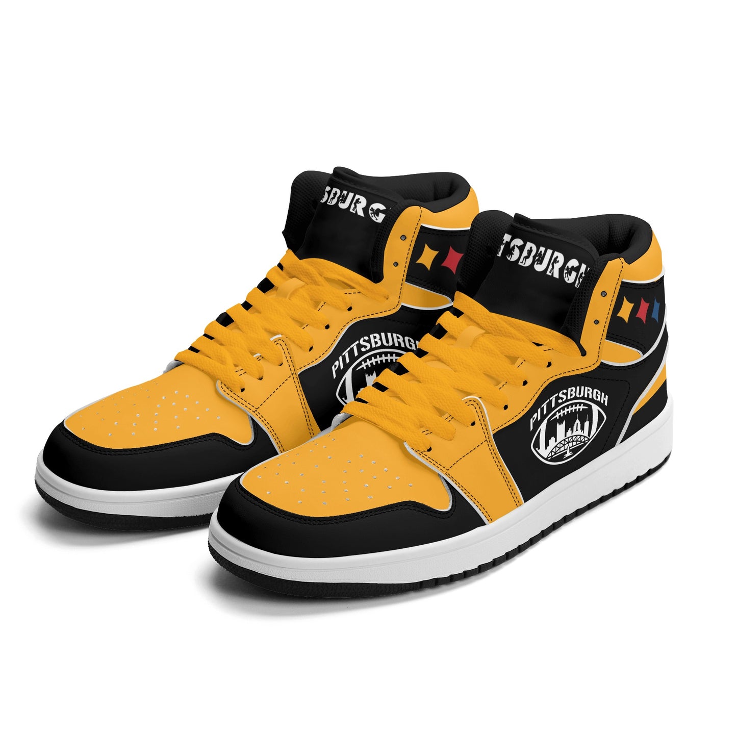 Pittsburgh Football Team Shoes - Jamrock Classics High