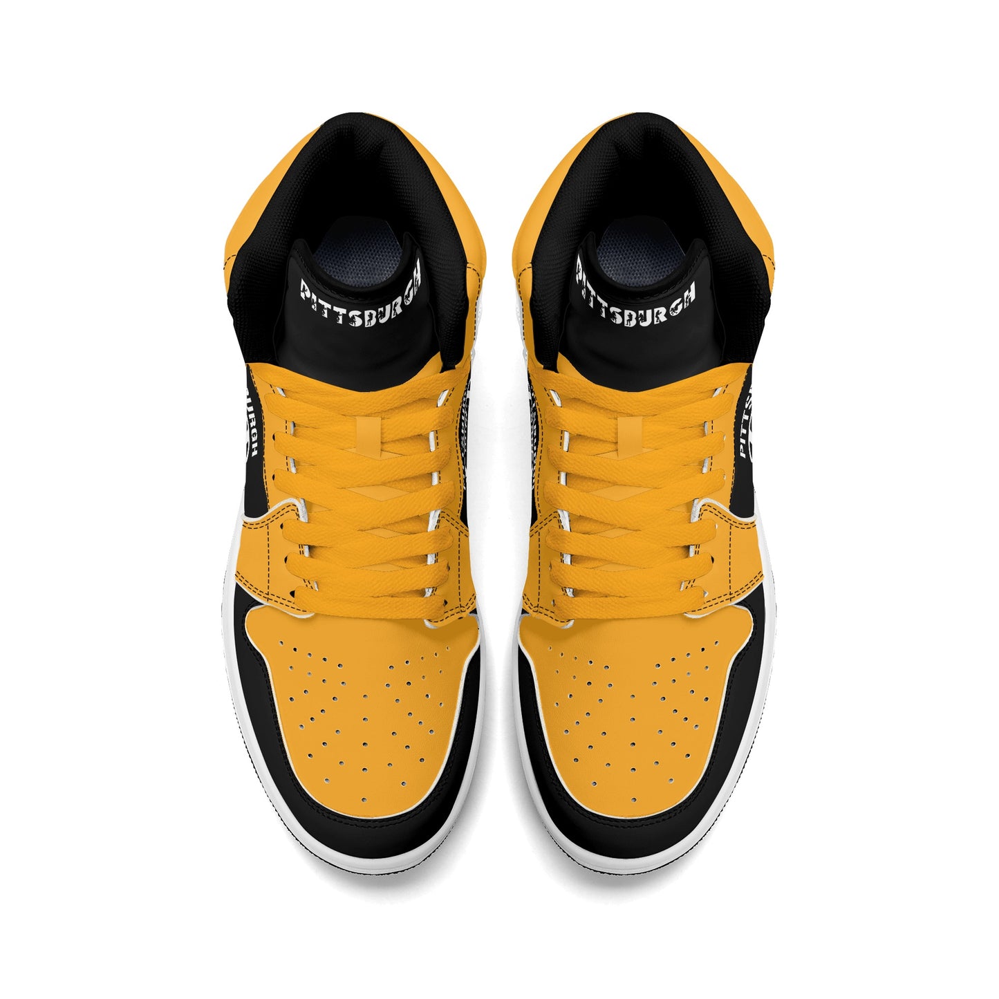 Pittsburgh Football Team Shoes - Jamrock Classics High
