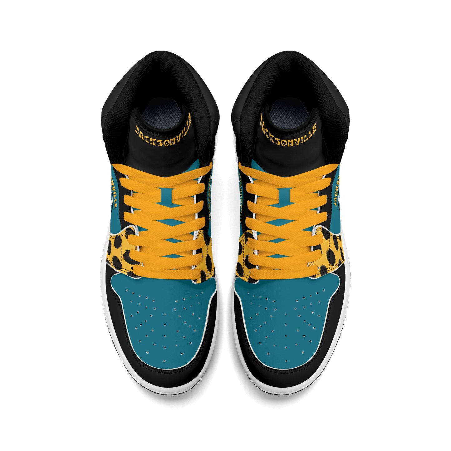 Jacksonville Football Team Teal Shoes