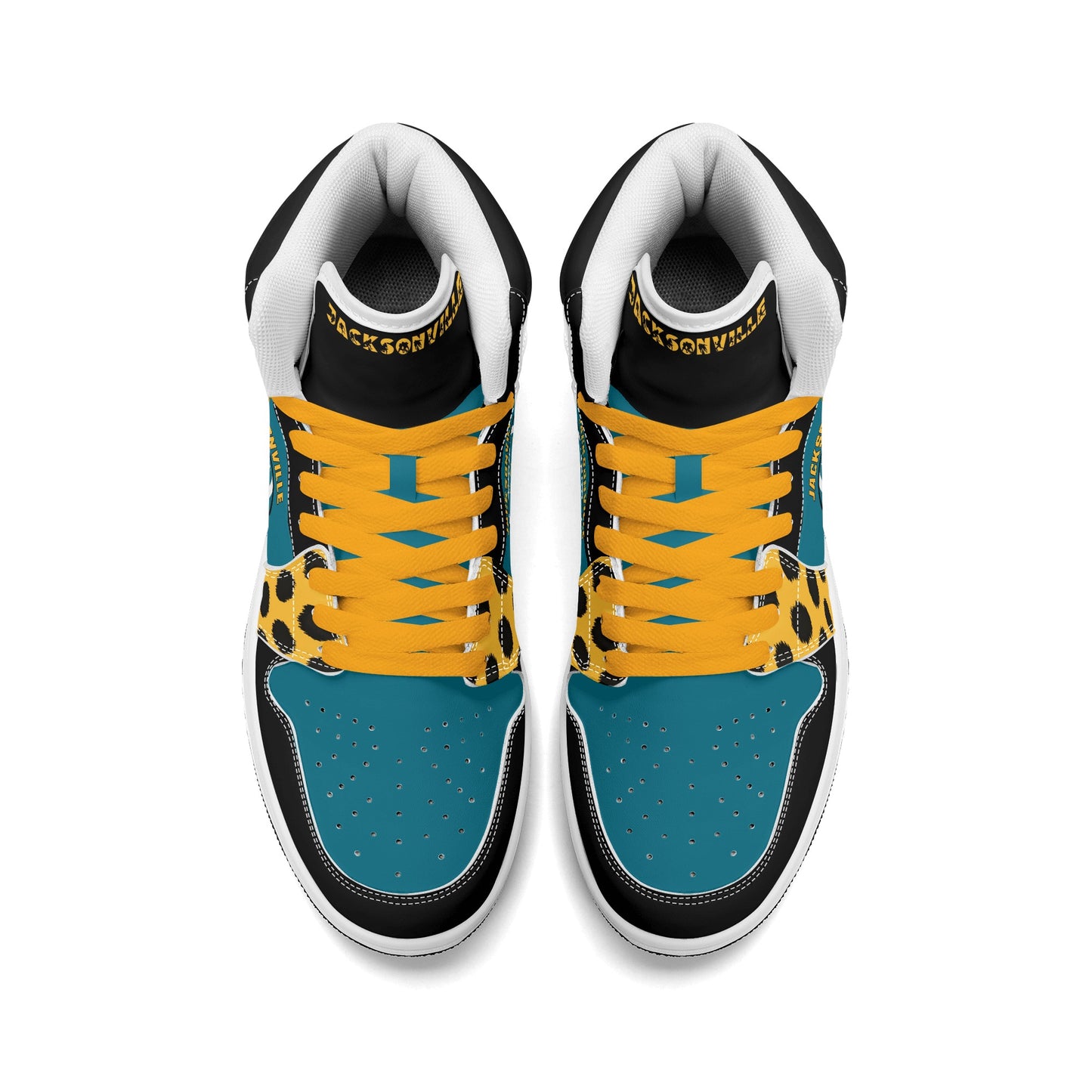 Jacksonville Football Team Teal Shoes