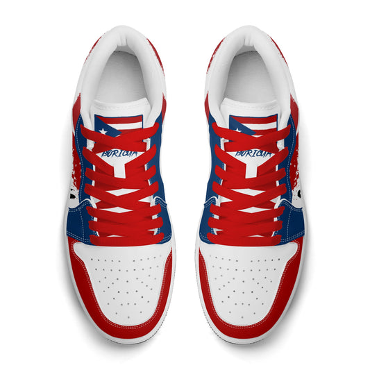 Puerto Rico Flag Shoes - Boricua Pride Sneakers - Jamrock Low